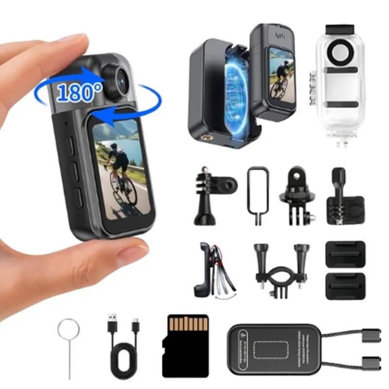 Câmeras Esportivas 4K HD Mini Câmera Ultra X50 Pro POV De Ação Compacta Para Vlogging E Gravação Fotográfica À Prova D'á