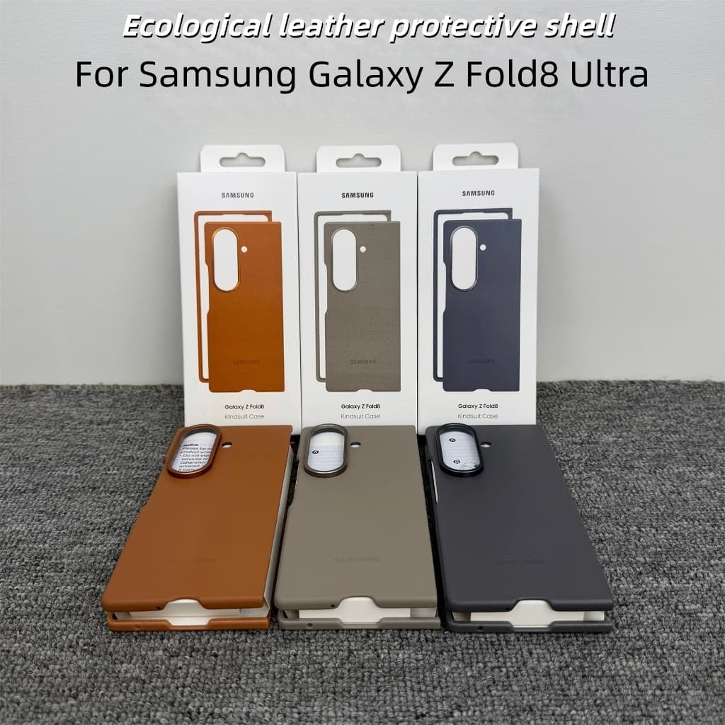 Capa Protetora De Couro Ecológico Original Para Samsung Galaxy Z Fold 8ultra Anti Queda Luxo Negócios Fold8 ultra