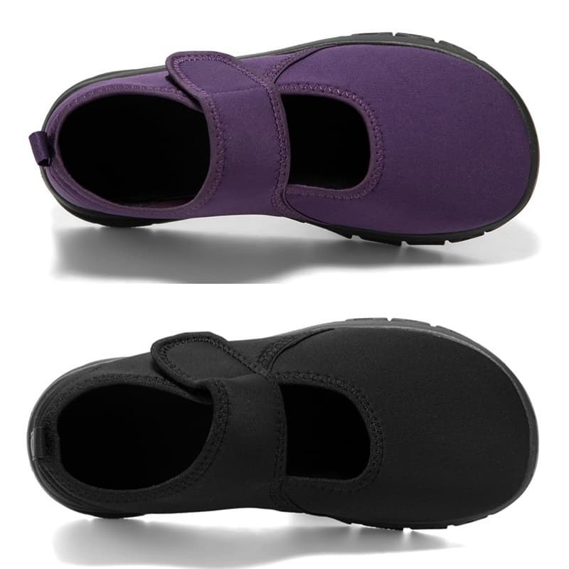 Mulheres Sapatos De Caminhada Para Diabéticos Ortopédicos Dedo Do Pé Largo Inchado Andando Casuais Hálux valgus Ajuste M