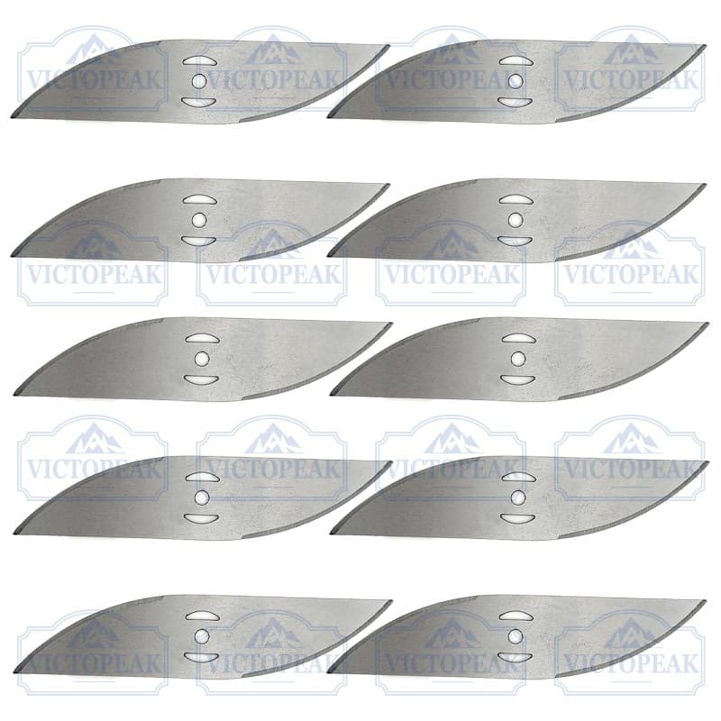 10 Peças Lâminas De Corte De Metal 5mm Furo Ajuste Escova Cortador Aparador De Grama
