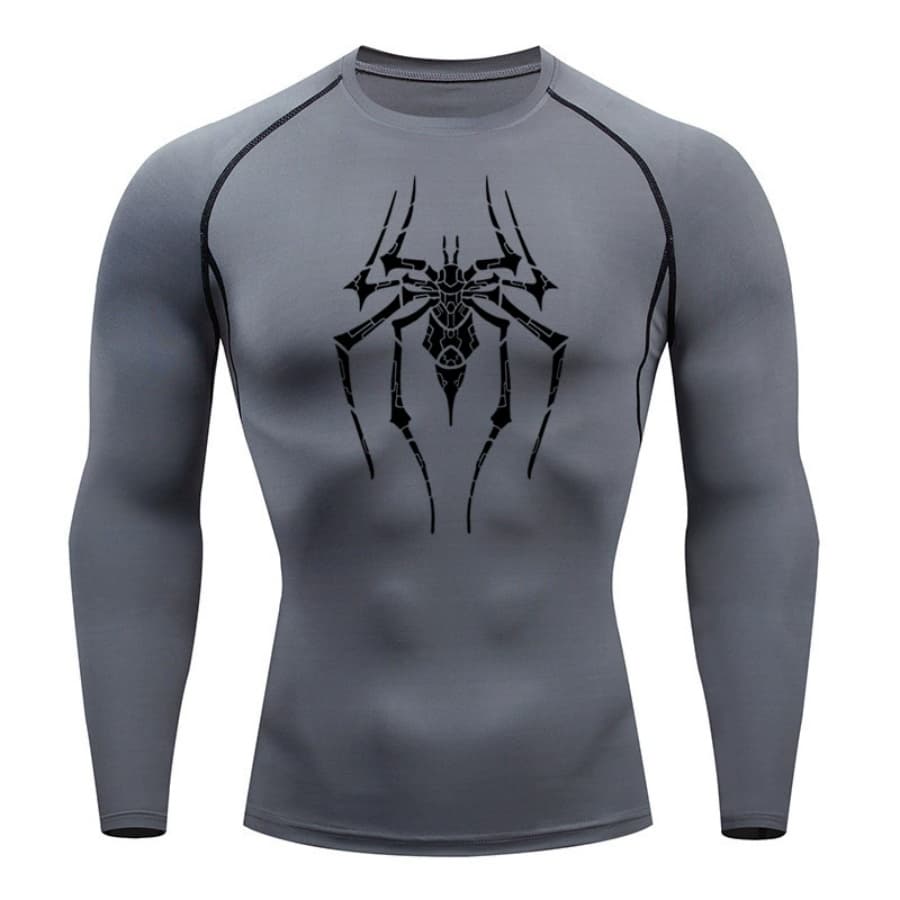 Roupas de secagem rápida camiseta esportiva correndo camada Base ginásio roupas de treinamento masculino respirável tran