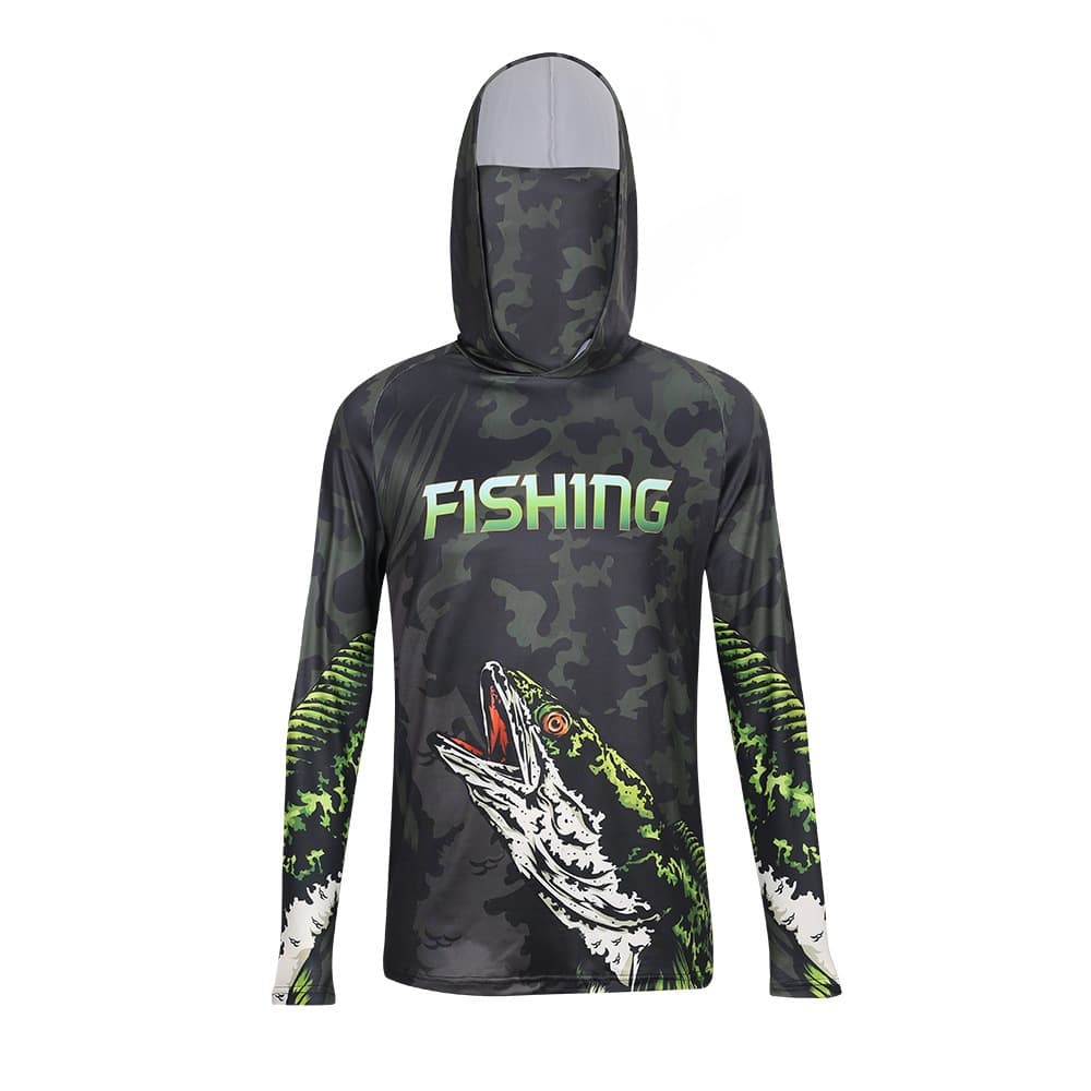 Verão protetor solar roupas de pesca masculino ao ar livre Anti-ultravioleta pesca de secagem rápida de manga comprida r
