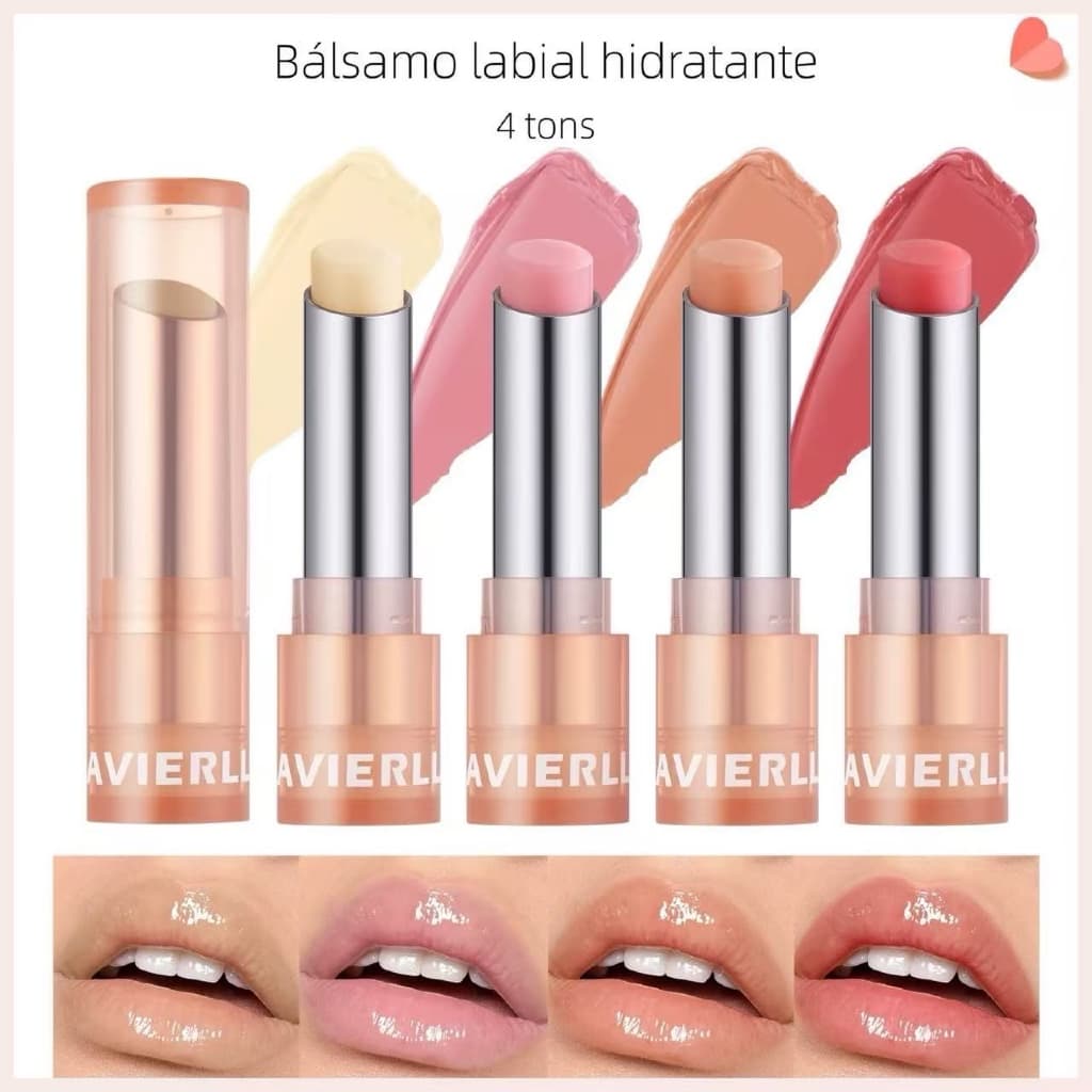 Bálsamo Labial que Muda de Cor Dewy Hidratante com Vitamina E para Lábios Secos e Rachados
