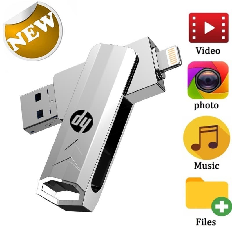 Unidade flash HP 2 Tb 4 Em 1 USB 3.0 Tipo-C Micro Porta Memory Stick 1 512 Gb 256 128 OTG Pendrive Para Android/i/o/s/PC