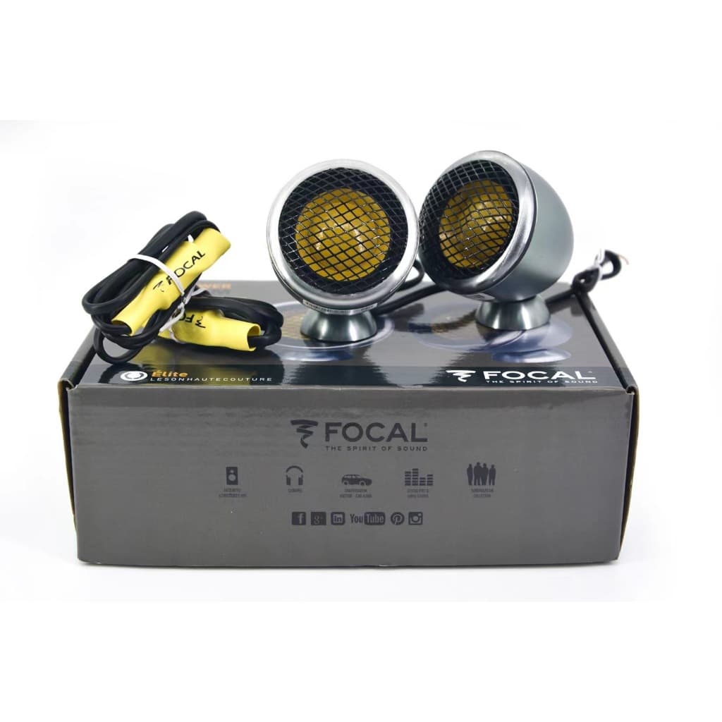 Buzina de tom médio FOCAL KRX6M com buzina de tom completo para carro Base