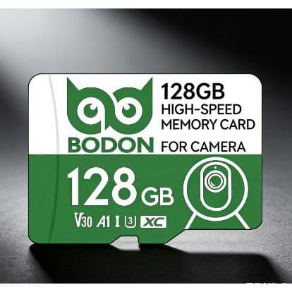 Novo Cartão De Memória Micro SD BODON 32GB 64GB 128GB 256GB 512GB 1TB , Adequado Para Câmeras De Segurança , Painel E Mú
