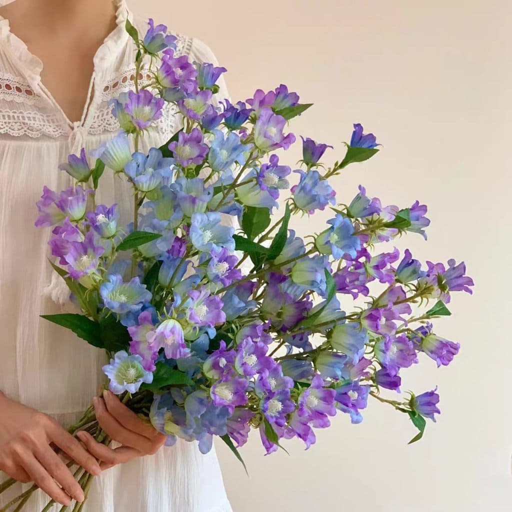 Instantâneo / Bouquet de simulação de sino de alta sensibilidade / decoração da mesa de jantar da sala de estar