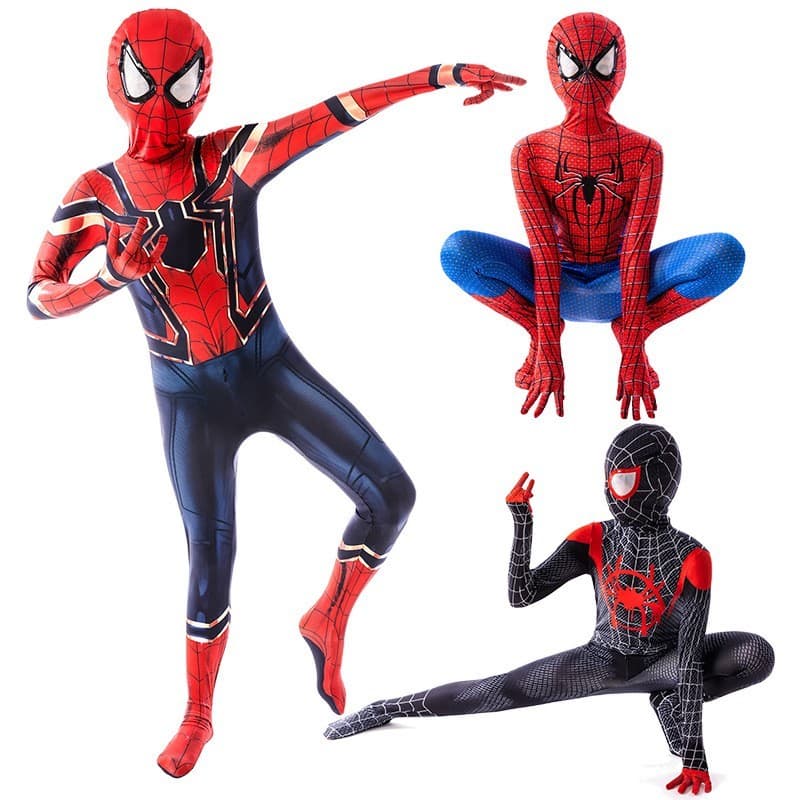 Fantasia Cosplay Homem-Aranha Para Meninos , Festas De Aniversário , Eventos E Carnaval