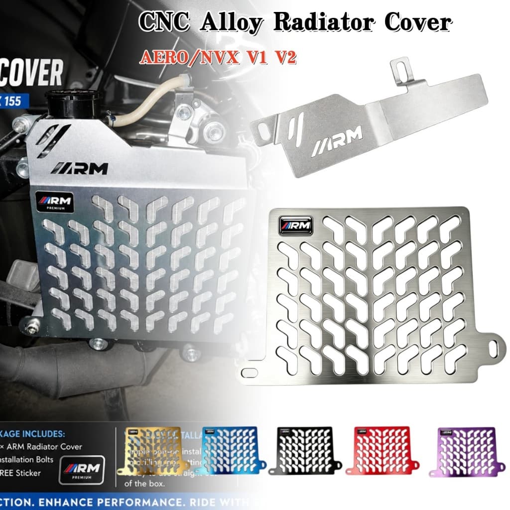 Capa De Proteção Do Radiador De Alumínio CNC Para Yamaha Aerox V1 V2 Nmax 155 NVX