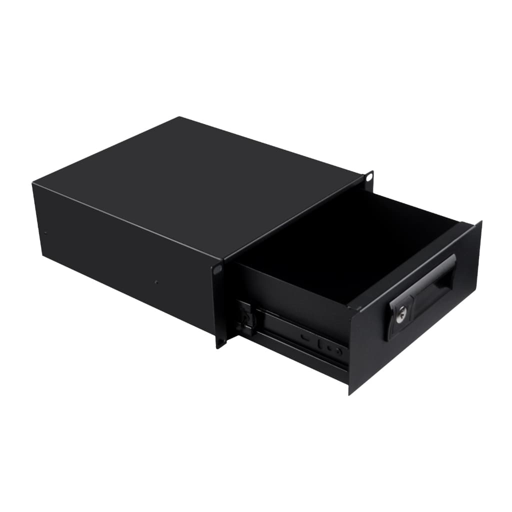 Gaveta Com Fechadura De Montagem Em Rack DeskPi RackMate 2U , De Gabinete De Servidor De 10 Polegadas Para Armários T2