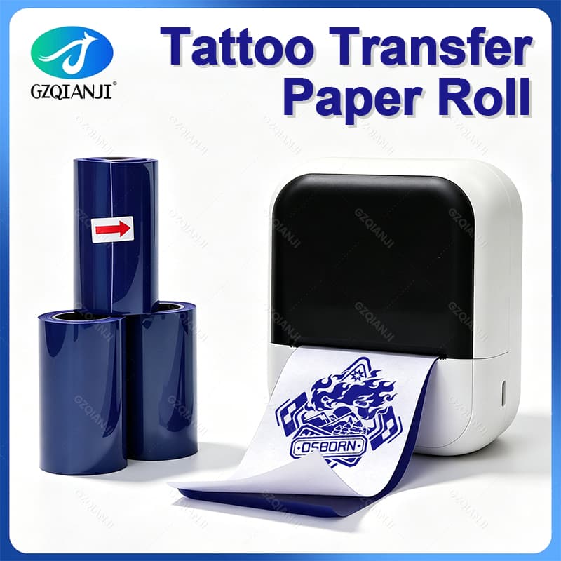 Impressora Portátil Do Estêncil Da Tatuagem 52mm Rolo De Papel Transferência Perfeito Para Imprimir A Pequena
