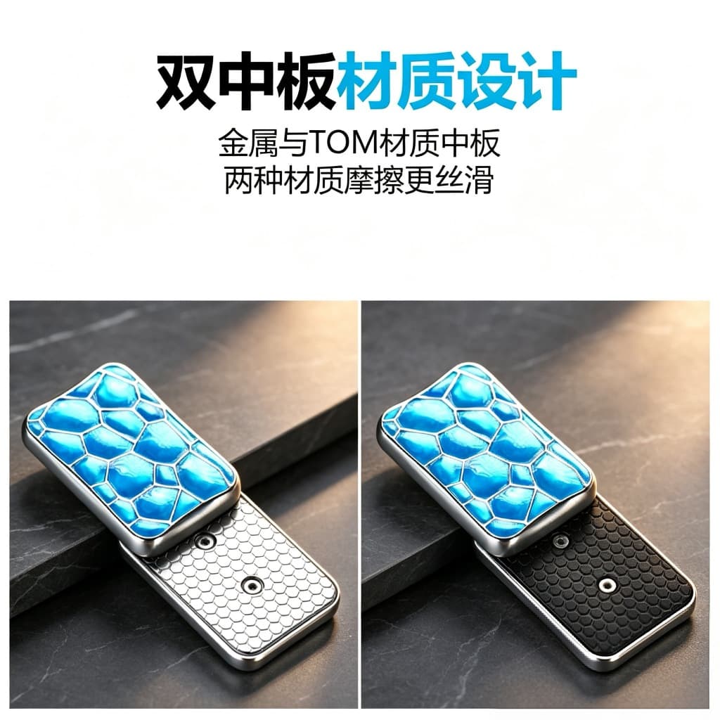 Cubo De Água Magnético Push Slider DIY Ajustável 8 + 6 Ímãs Metal EDC Brinquedo Ergonômico Infinito Ponta Do Dedo Alívio