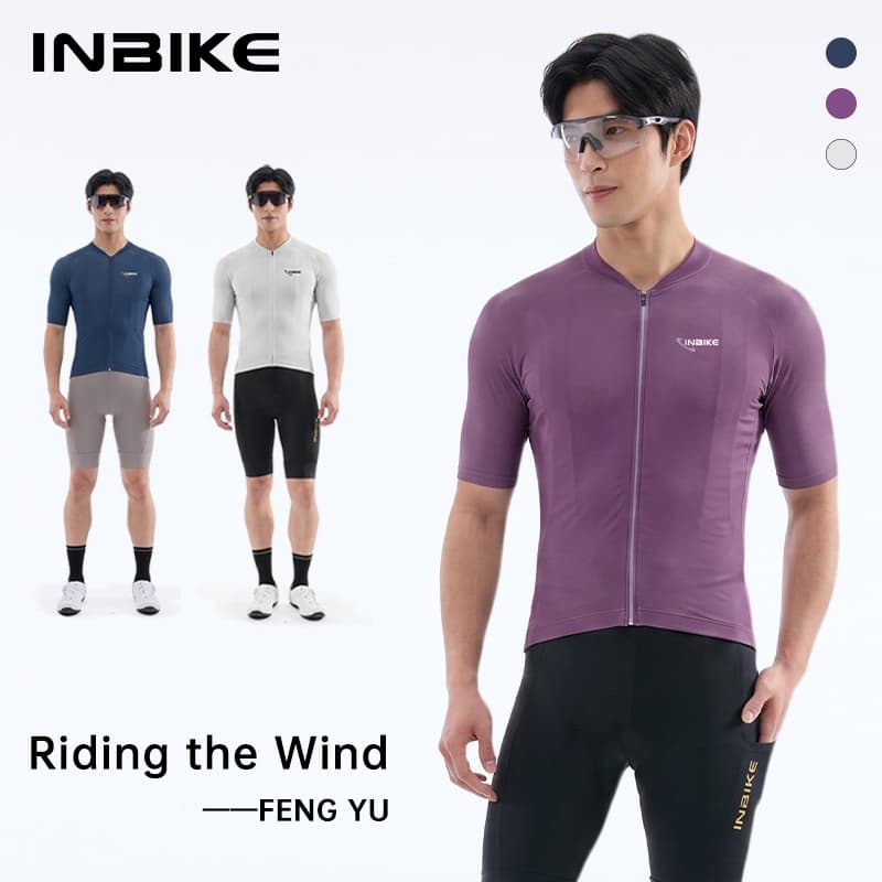 INBIKE 2026 Pro Camisa De Ciclismo Proteção UV Para Homens Roupas De Bicicleta Camisas Manga Curta De Secagem Rápida