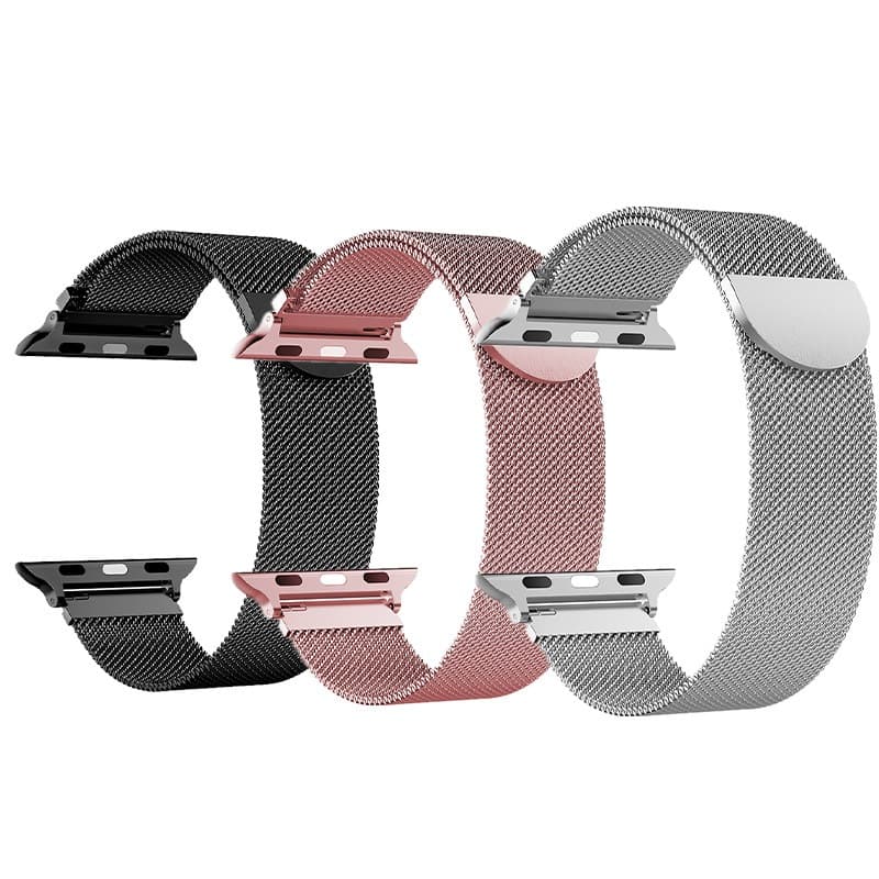 Pulseira De Aço Para Smartwatch Relógio Inteligente 38/42/45/49mm , Ajustável , Adequada W10/S10/W68/T800/T900