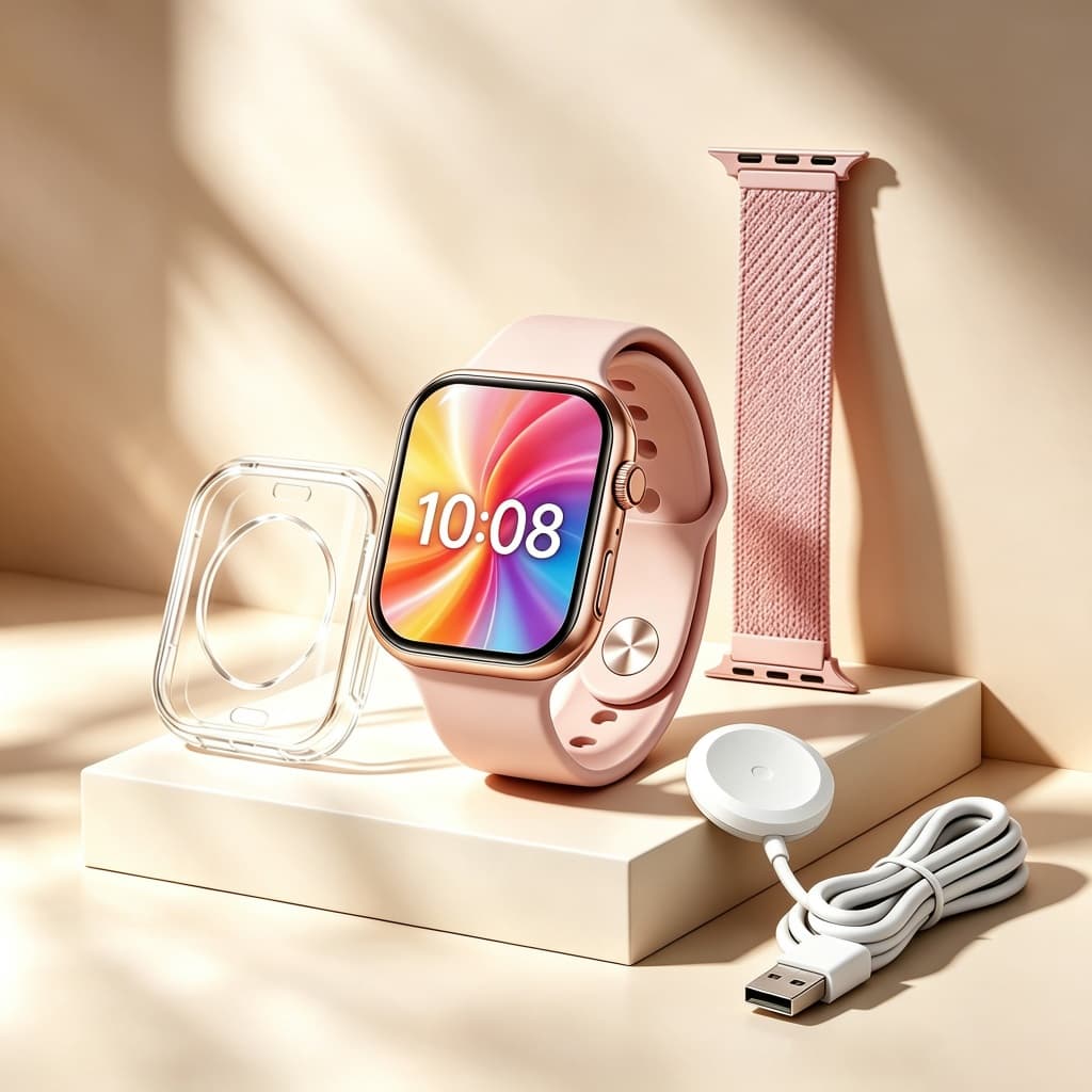 Smartwatch S10 2026 , 2 Alças + Capa , Envio Rápido De SP , 38/45/49 Mm , Compatível Com Android/iOS
