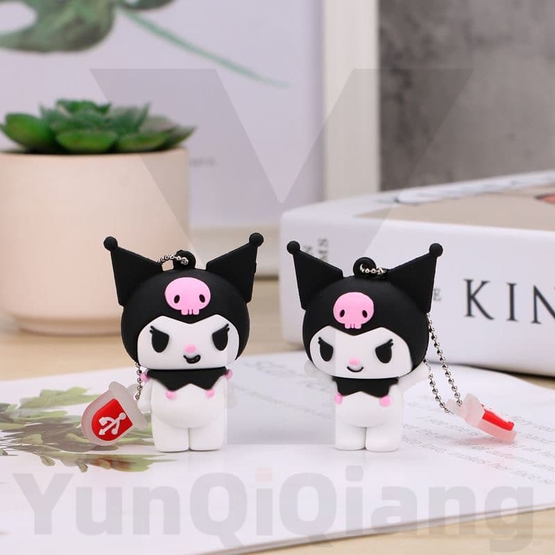 Personagem Bonito Dos Desenhos Animados Kuromi USB pen drive flash De Alta Velocidade 1GB 2GB 4GB 8GB 16GB 32GB 64GB 128