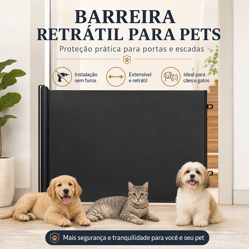 Adequado para cães e gatos Rede protetora retrátil ajustável Anti-salto 110cm/150cm/180cm