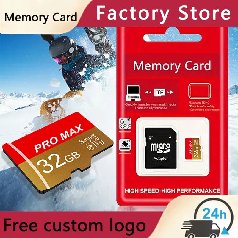 Cartão de memória SD/TF em miniatura 4GB-32GB Classe 10 Cartão de memória de alta velocidade