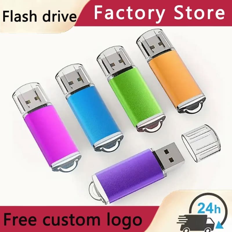 Unidade Flash USB de Metal durável, caixa de lata preferida para presente 4GB-32GB bastão de memória à prova d'água