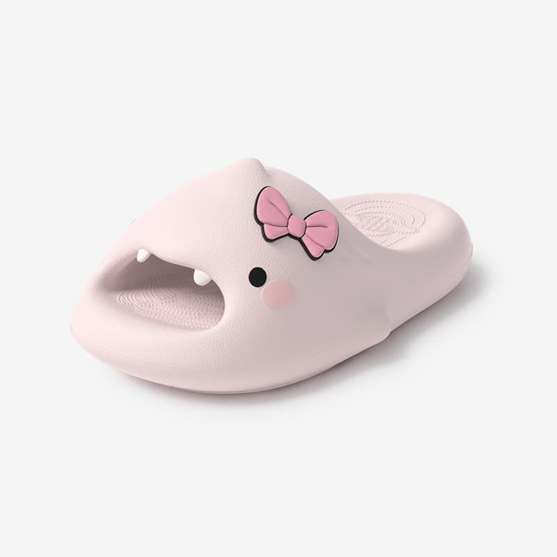 EVA Cartoon Cute Shark Chinelos Feminino Verão 2026 Novo Estilo Divertido Bonito Sandálias Interiores Chinelos Praia Fli