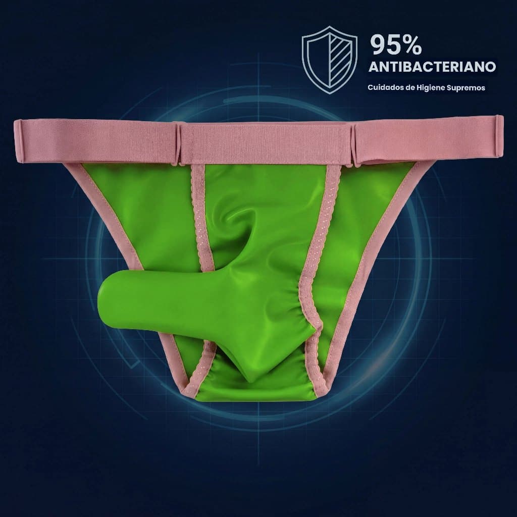 Cueca masculina de couro látex Natural, cinto com bainha fisiológica em forma de T, cuecas masculinas de uma peça