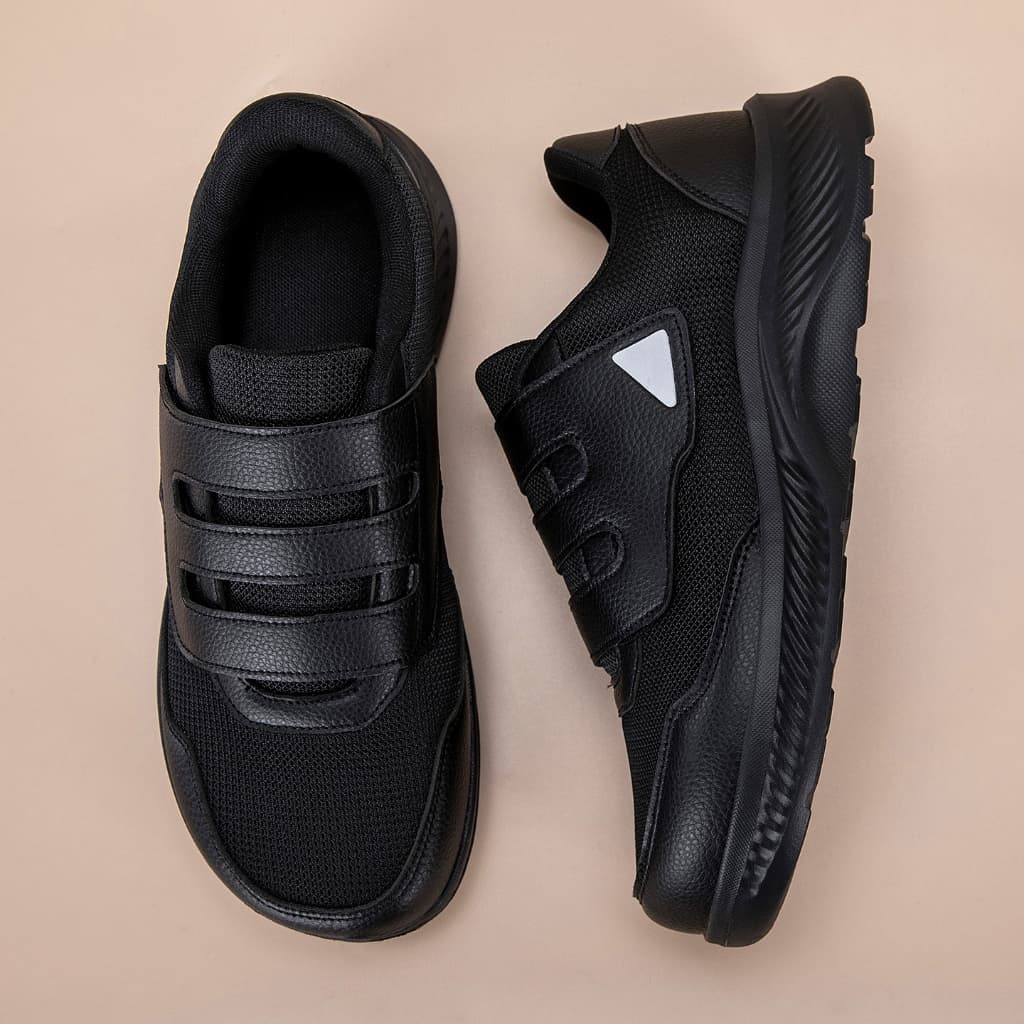 Sapatos De Caminhada Masculinos De Dedo Largo , Ortopédicos Para Diabéticos Alargamento Idosos , Pés Inchados , Edema Fe