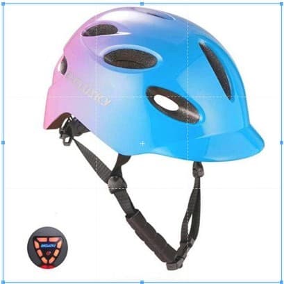 Capacete De Bicicleta EXclusky Com Luz Traseira LED Ciclismo Leve E Respirável Tamanho USB 56 ~ 61 Cm