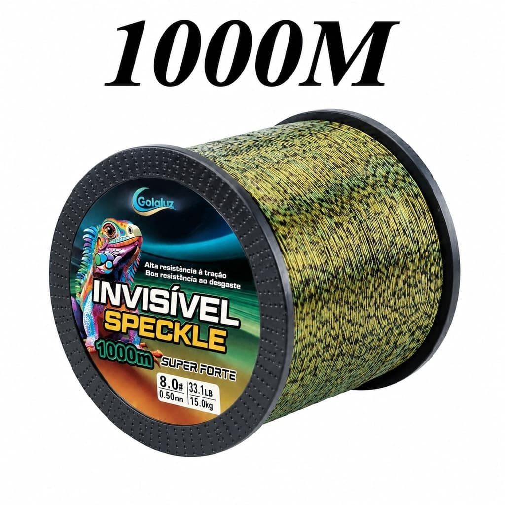 300m 500m 1000m Linha De Pesca Em Nylon Monofilamento Manchado Carbono Revestido De Fluorocarbono Resistente