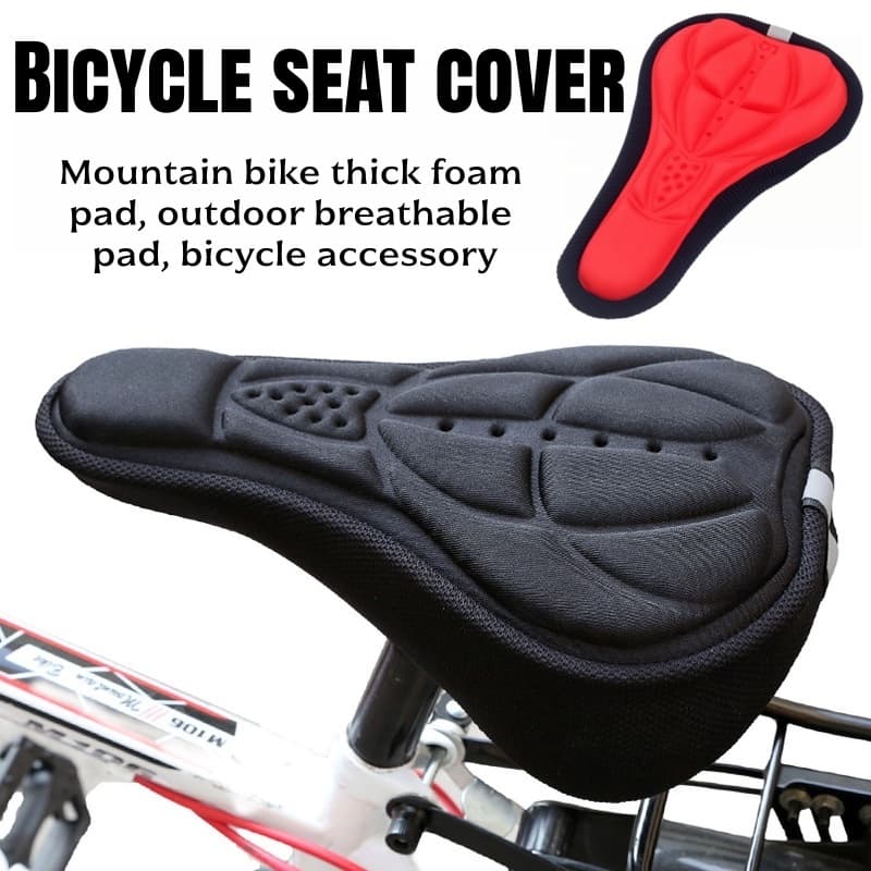 Capa De Assento De Bicicleta Almofada Respirável De Espuma Grossa Para De Estrada De Montanha