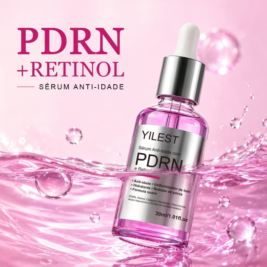 Sérum Firmador Lifting Anti-envelhecimento Precoce 30ml | Retinol PDRN Anti-rugas Hidratação Inverno Nutritivo Suave