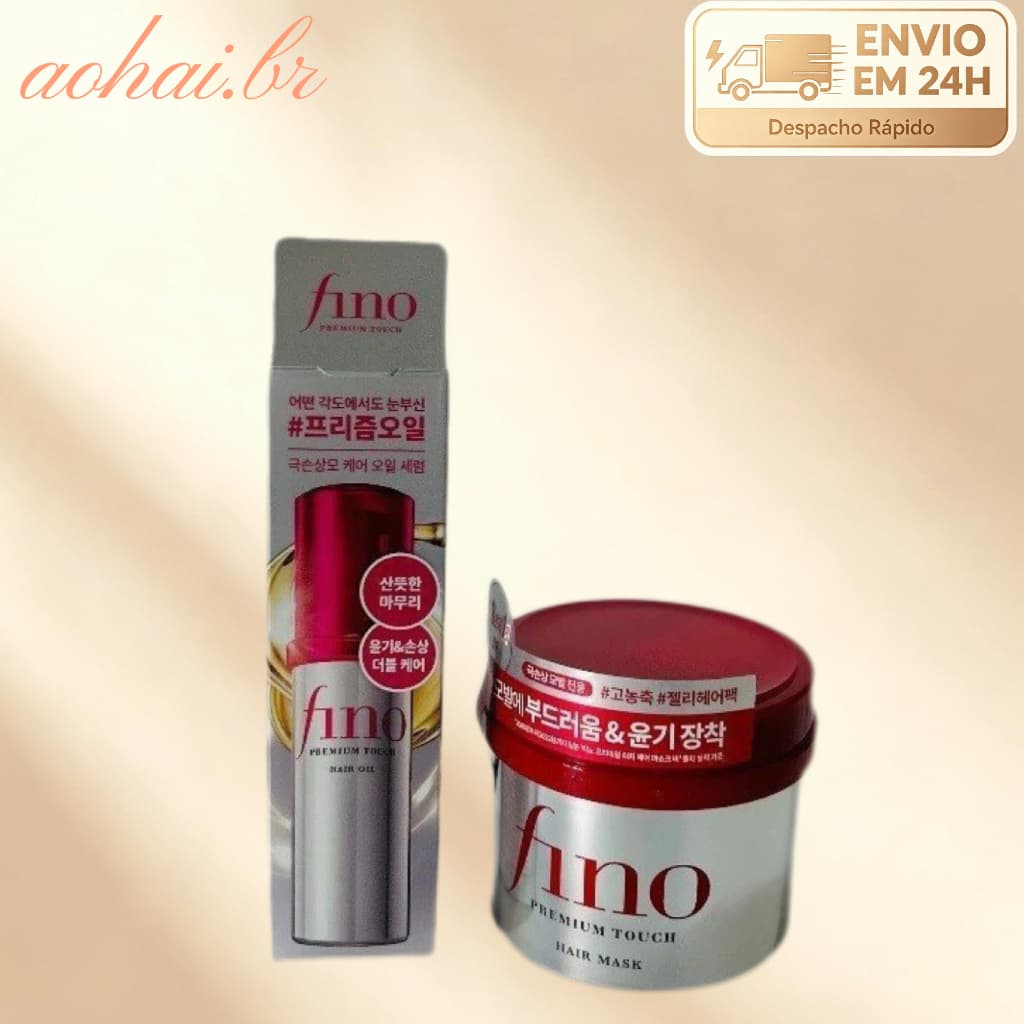 Conjunto De Cuidados Capilares Com Óleo Essencial Fino 230g 70ml Premium Para Máscara Facial Shiseidoprodutos