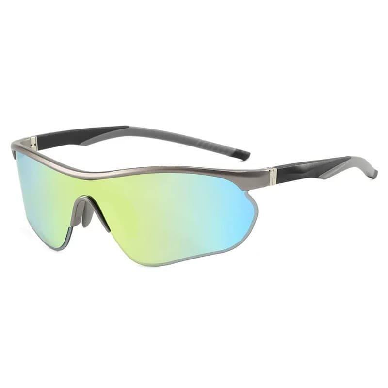 Óculos De Sol Esportivos Unissex Sem Aro , Dobradiça Expansível De Mola , Armação Leve Para PC , Proteção UV , Ciclismo