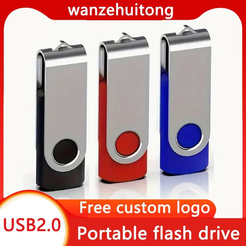 Caixa de lata de primeira escolha do presente da unidade Flash USB de Metal durável 4GB 8GB 16GB 32GB à prova d'água
