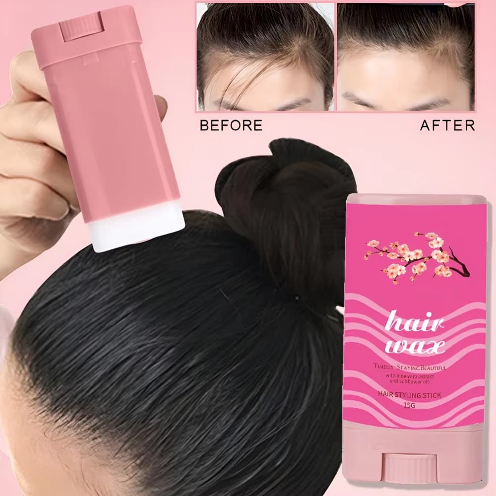 Bastão Modelador De Cera De Cabelo Perfumado Em Flor De Cerejeira 15g De Longa Duração , Fragrância Natural , Brilho Vol