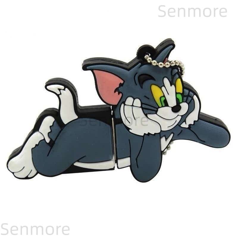 2TB 1TB 128GB Memory Stick 1GB 2GB 4GB 8GB 16GB 32GB 64GB Pendrive Cartoon Cat
