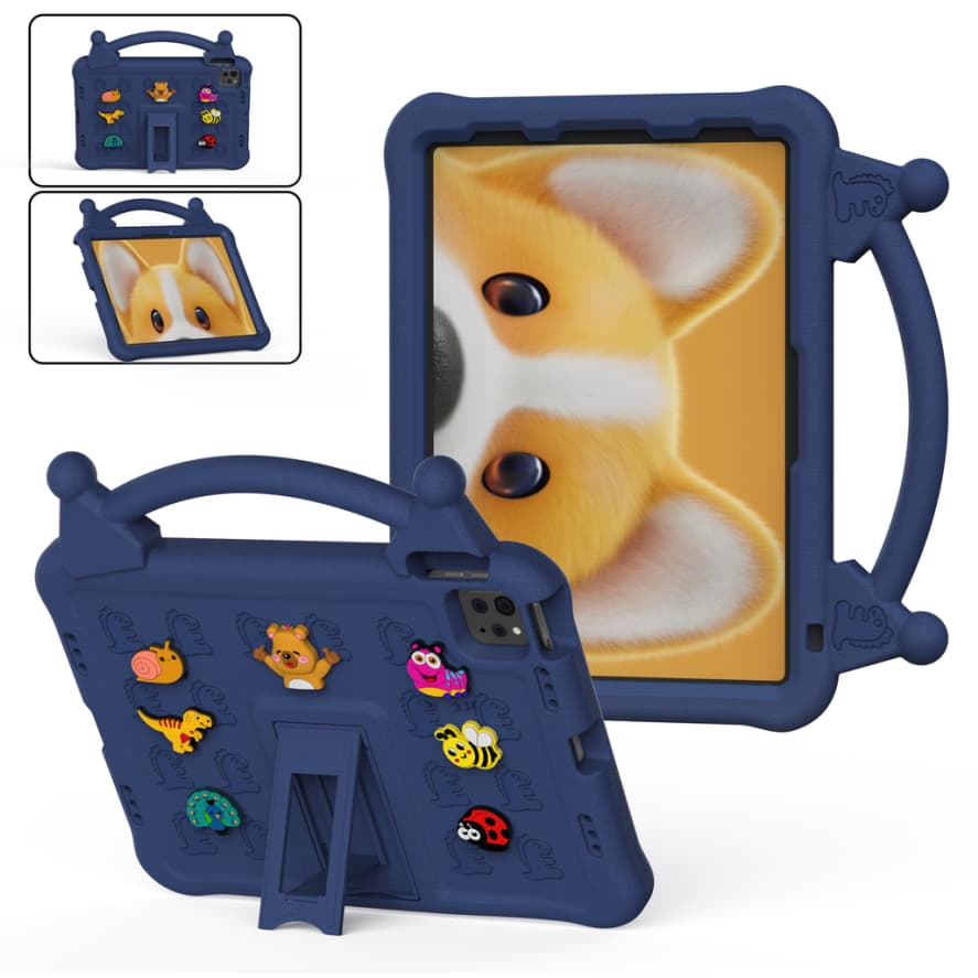 Capa Para Tablet iPad Pro 11 2018/2020/2021/2022/2024 1o/2o/3o/4o : Crianças Seguras EVA Bear Portátil À Prova De Choque