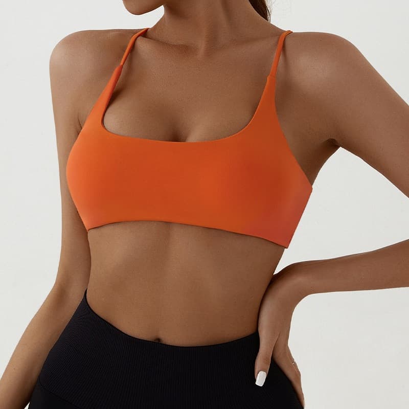Novo europeu americano nu yoga sutiã exterior Wear correndo roupa interior esportiva bela volta Fitness topo roupas de y