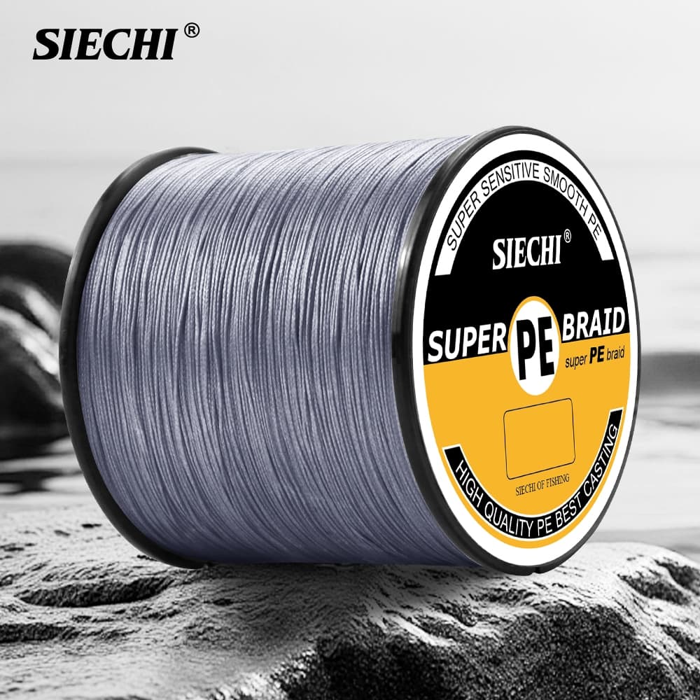 Linha De Pesca De Fio Trançado PE Super Forte 500m X12 Monofilamento Durável Para Água Doce E Salgada