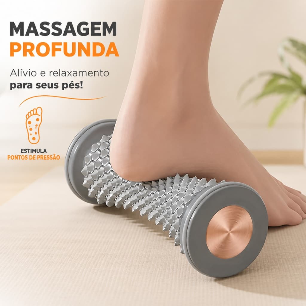 Rolo De Massagem Massageador De Pés , Bola De Ioga , Fáscia Plantar , Cuidados De Relaxamento Muscular , Manual De Plást