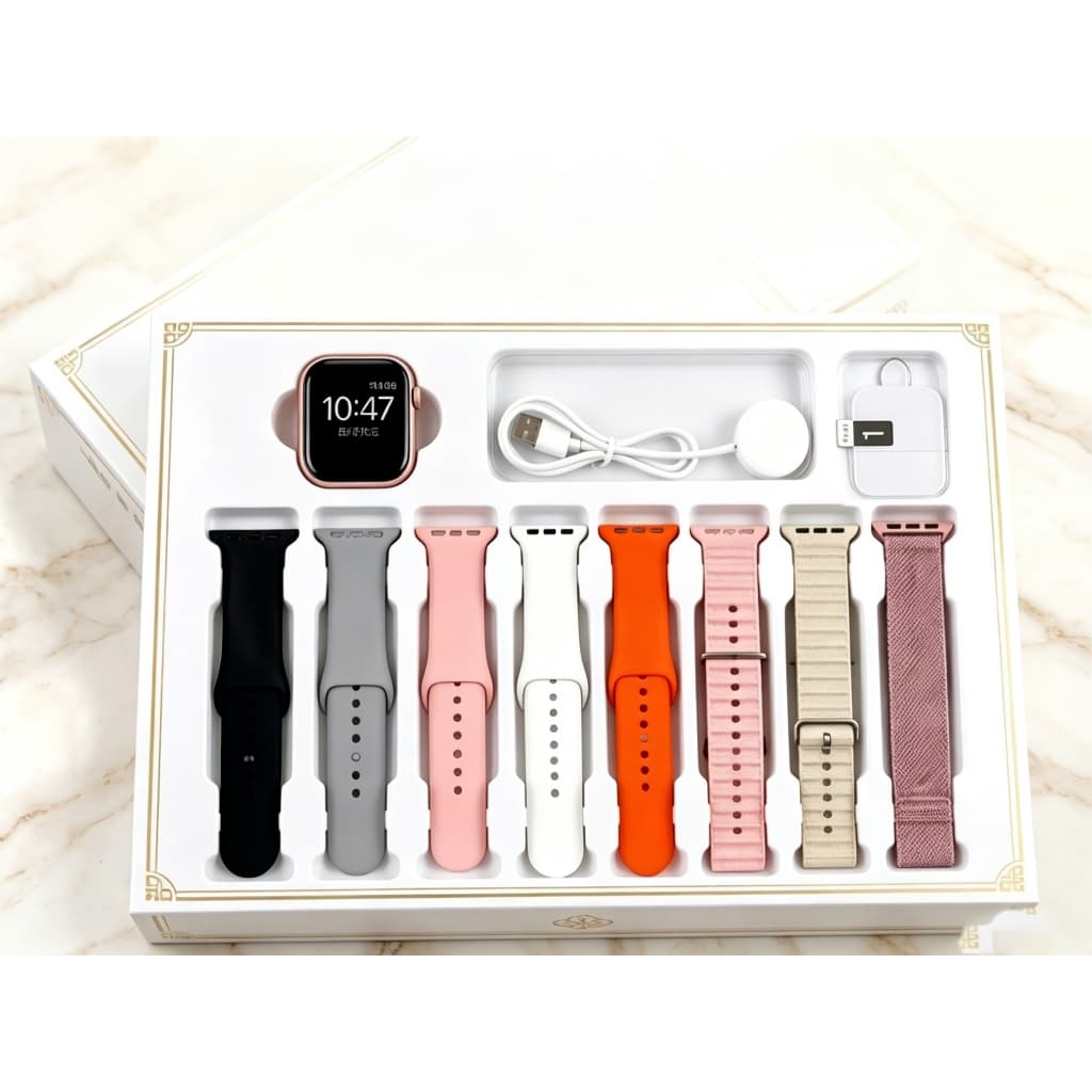 Smartwatch Multifuncional Econômico 7 Em 1 Com Tela De Toque Completa 38/45/49 Mm Envio De São Paulo