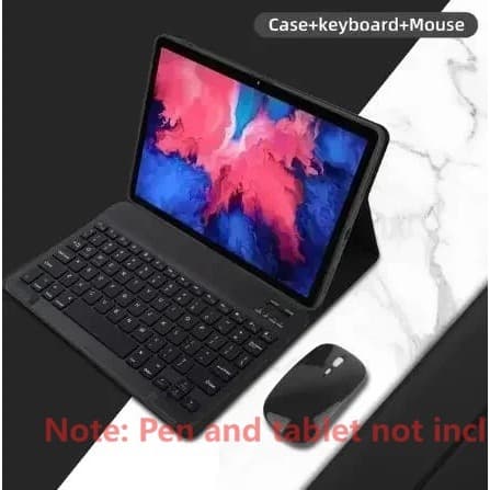 Capa De Teclado Bluetooth Para Xiaomi Poco PadX1/pad Mini 8.8/Redmi 8.7 Couro Com Sem Fio Combinação De Mouse