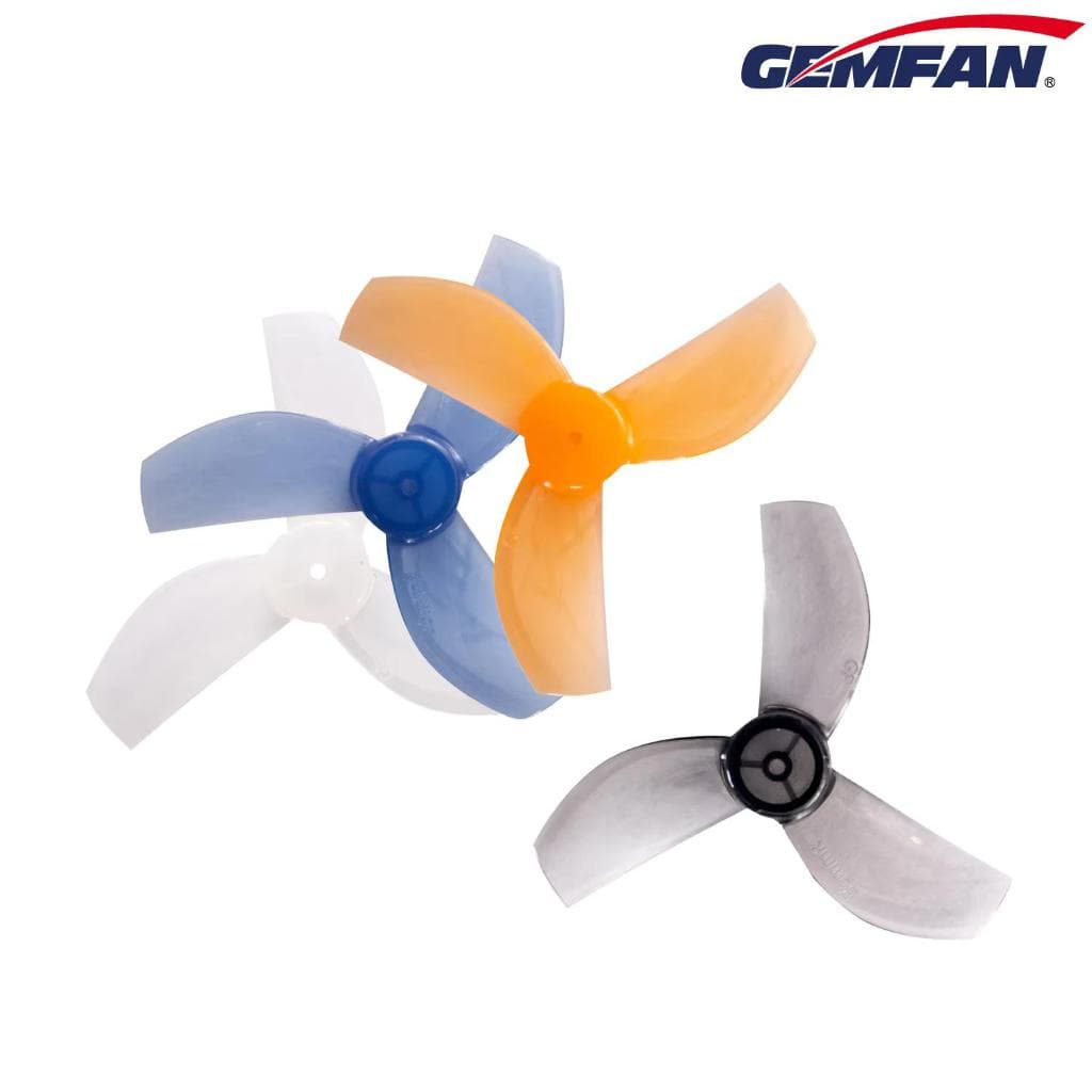 20 Pares/40 Peças Hélice Gemfan 35mm 3 Dias PC 1.0mm-Para Drones FPV Tinywhoop Motor 08028 Alta Desempenho