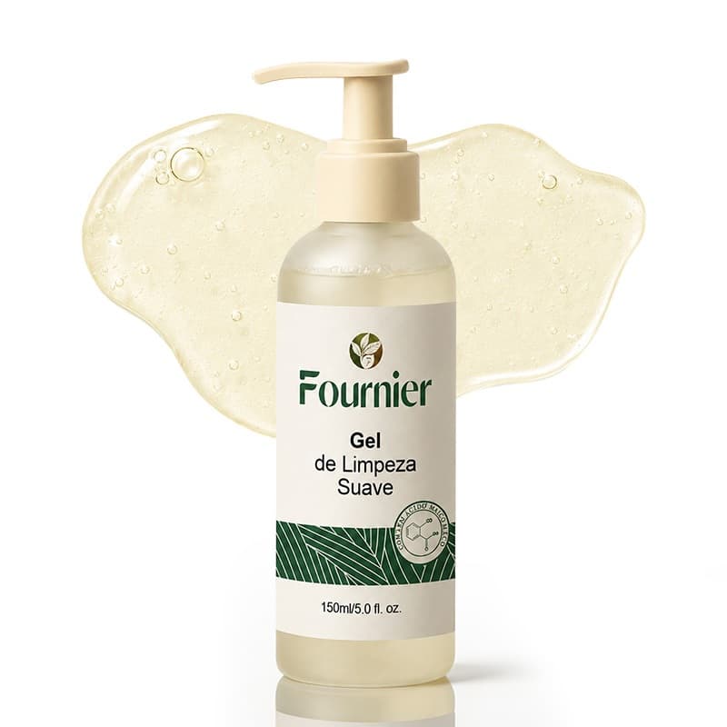 Fournier Gel de Limpeza Facial 150ml 0,5% Ácido Salicílico Cravos Oleosidade Limpeza Suave