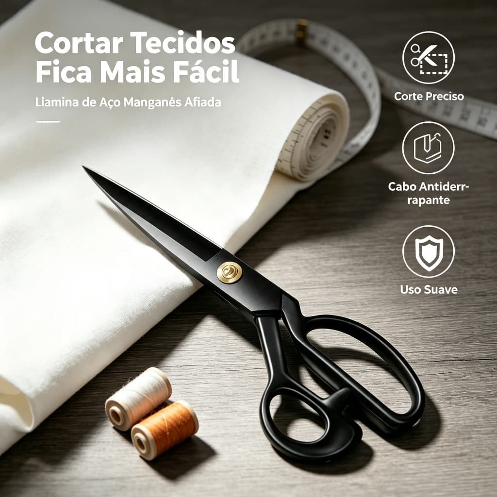 Tesoura de alfaiate profissional dedicada, aço manganês, tesoura grande, costura, corte de pano, 40cm, tamanho grande, f