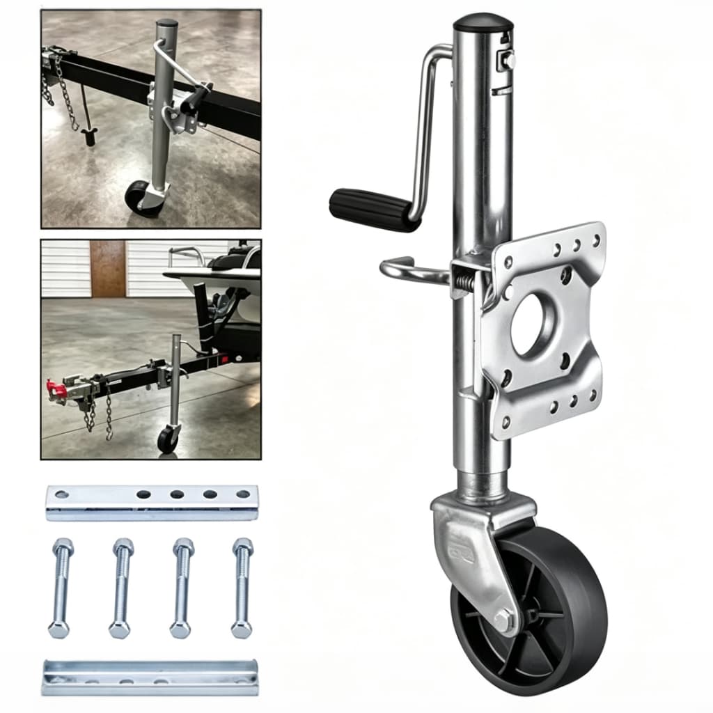 Pedestal Roda Louca Reboque Carretinha Trailer Carrocinha Jet Ski Pezinho com Roda Suporte Carretinh