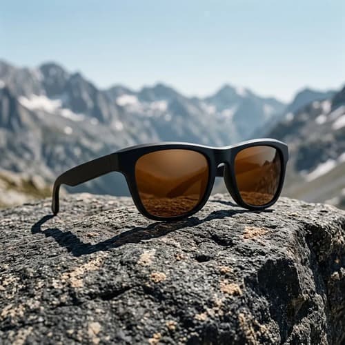 HEYOO Óculos De Sol Quadrado Polarizado UV400 Ergonômico Resistente Suor Para Ciclismo e Praia Unissex