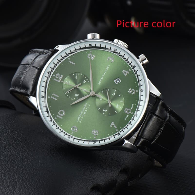 Relógio masculino de quartzo de cinco ponteiros IW Watch Fashion Top Brand Watch