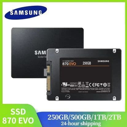 Samsung 870 EVO 1TB 2TB 4TB SATA III SSD Unidade De Estado Sólido Interna De 2.5 Polegadas Atualização Para PC Ou La