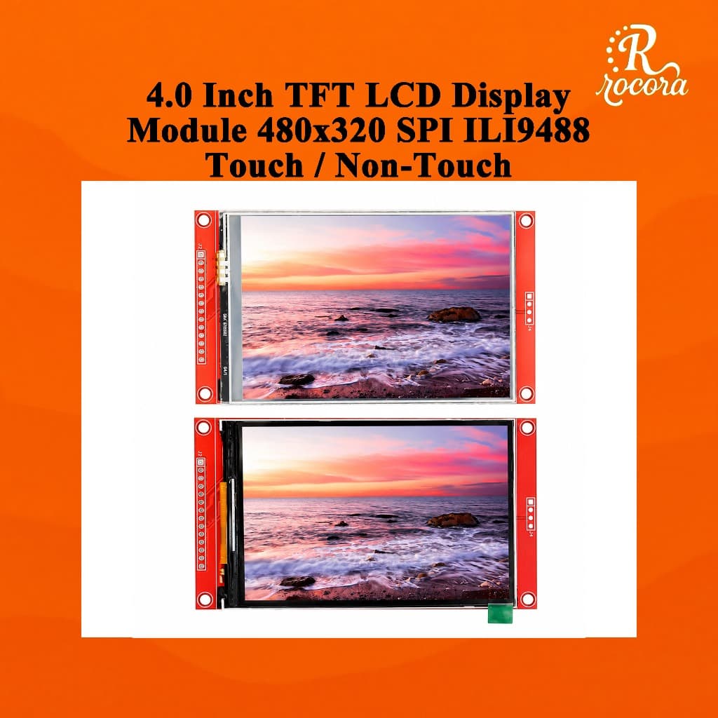 Módulo De Exibição LCD TFT De 4.0 Polegadas 480x320 SPI ILI9488 Com Toque De Cartão Micro SD/Sem Para Arduino ESP32 STM3