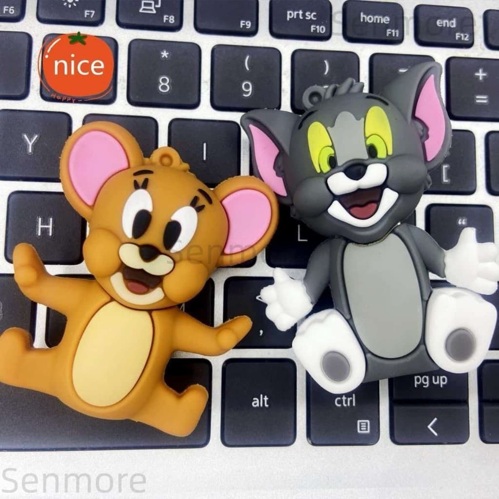 Memory Stick 2TB 1TB 128GB 64GB 32GB USB Flash Drive 16GB 8GB 4GB 2GB 1GB Gato E Mouse De Desenho Animado